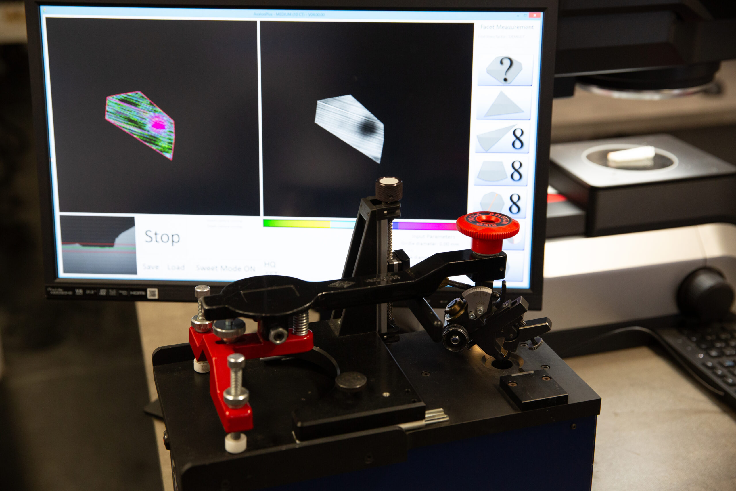 Étude et modélisation 3D d'une pierre à l'atelier H&H